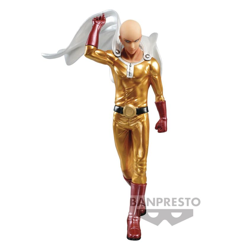 ONE PUNCH MAN SAITAMA METALLIC COLOR PREMIUM DXF FIGURE