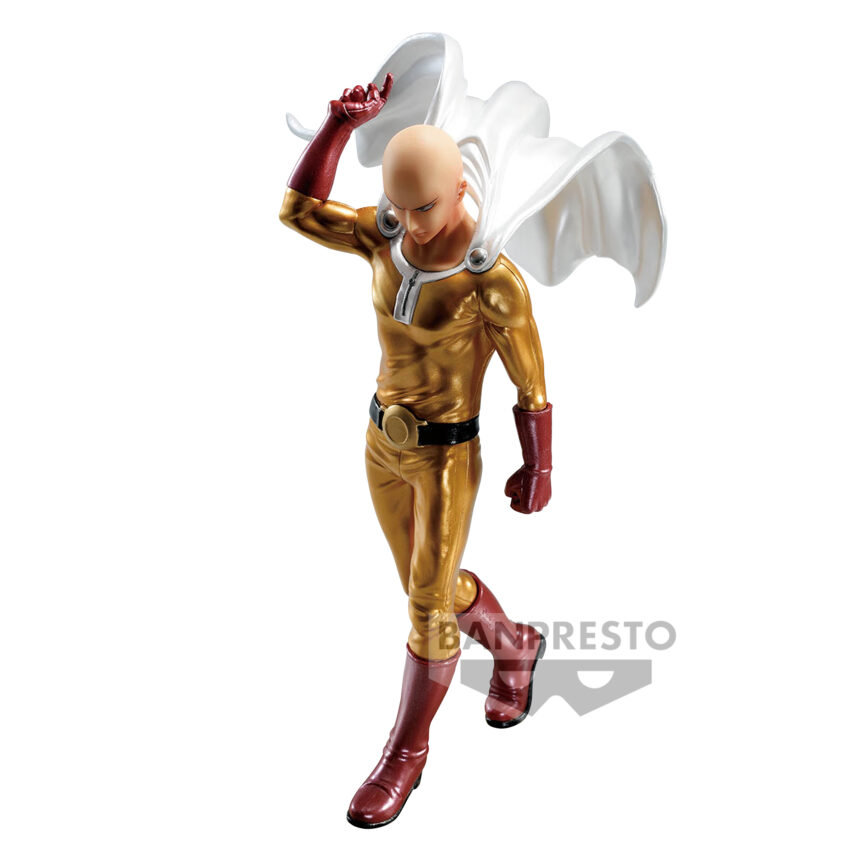 ONE PUNCH MAN SAITAMA METALLIC COLOR PREMIUM DXF FIGURE