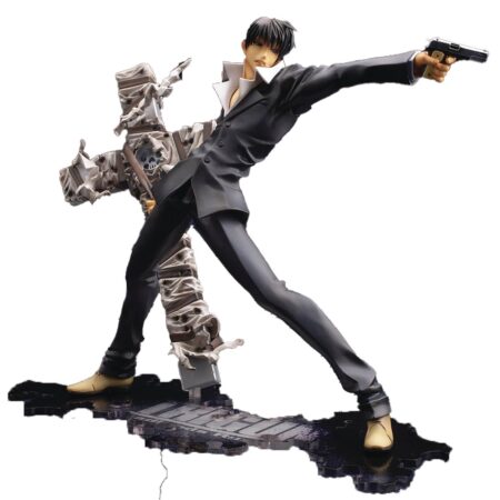 TRIGUN BADLANDS RUMBLE WOLFWOOD RENEWAL PACKAGE ARTFX J 1/8 STATUE