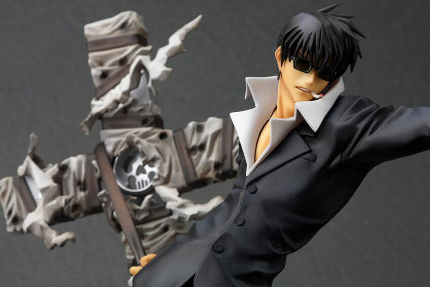 TRIGUN BADLANDS RUMBLE WOLFWOOD RENEWAL PACKAGE ARTFX J 1/8 STATUE