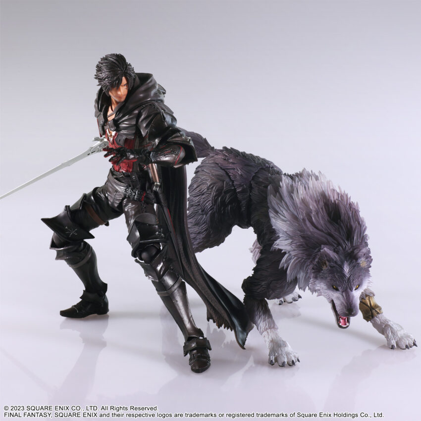 FINAL FANTASY XVI BRINGS ARTS CLIVE ROSFIELD & TORGAL ACTION FIGURE