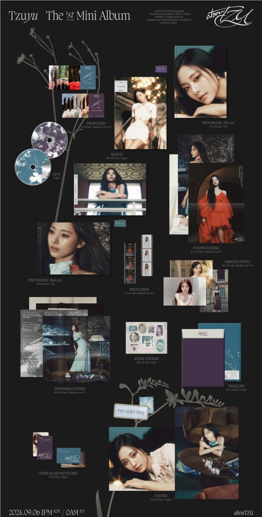 TZUYU(TWICE) - [abouTZU] (1ST MINI ALBUM) [RANDOM]