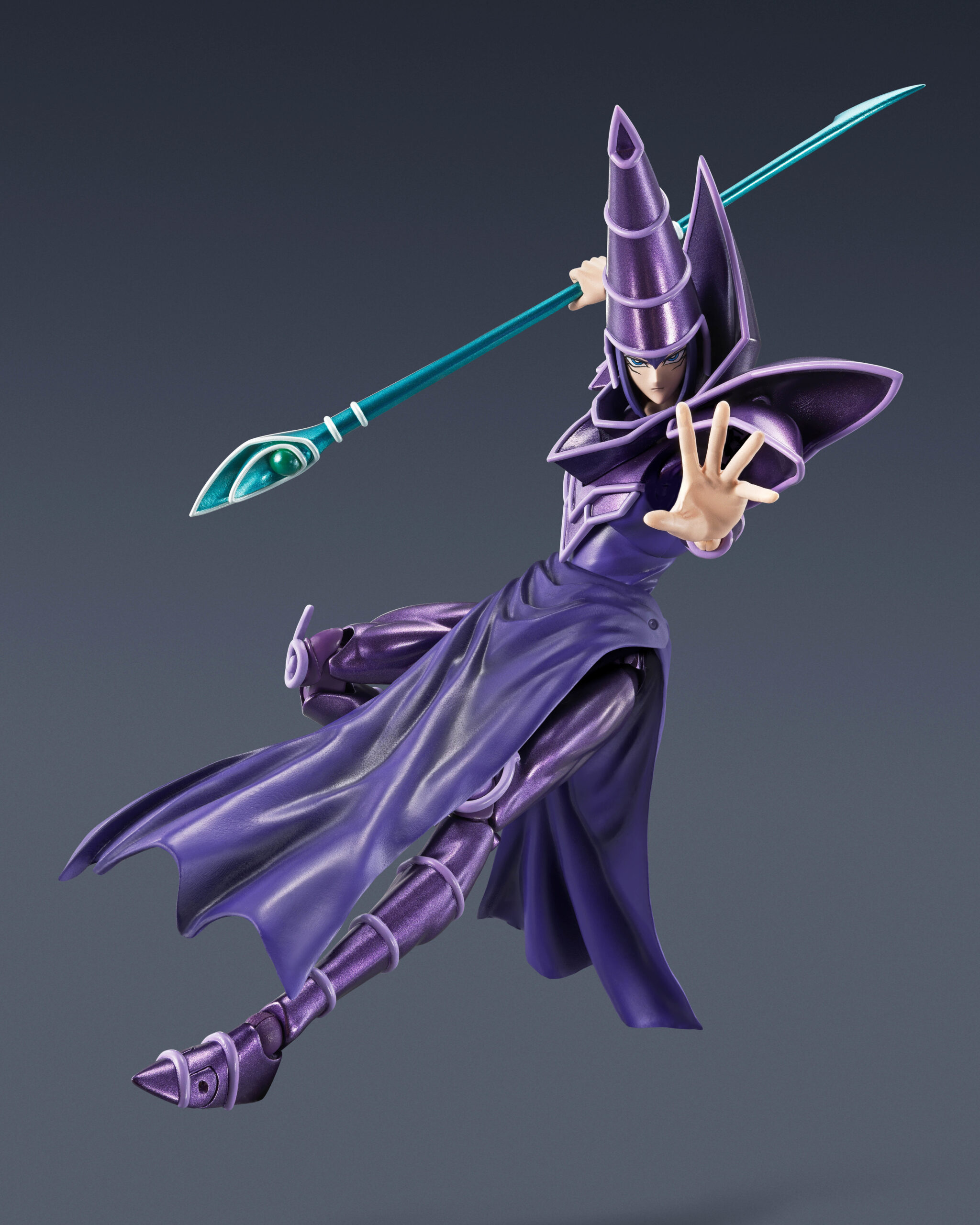 YU GI OH DARK MAGICIAN S.H.MONSTERARTS ACTION FIGURE