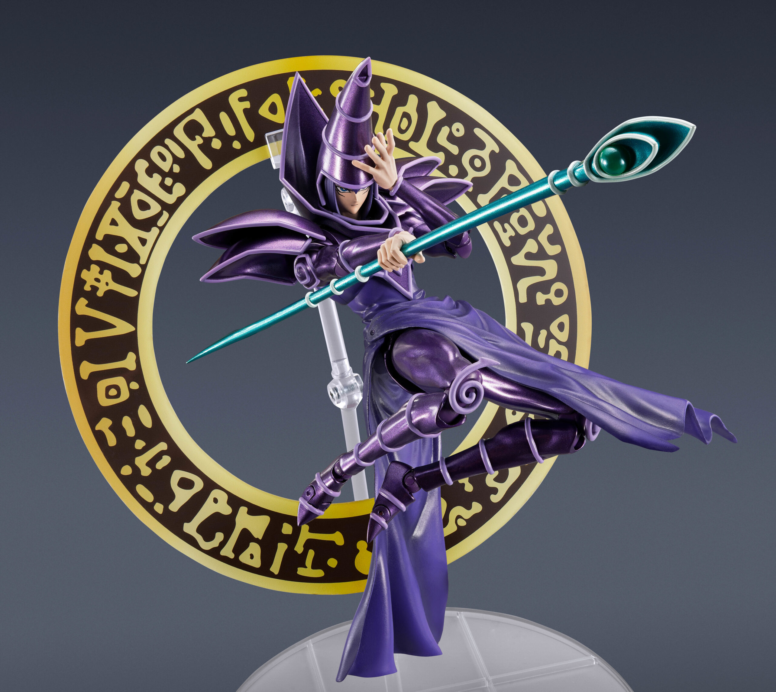 YU GI OH DARK MAGICIAN S.H.MONSTERARTS ACTION FIGURE