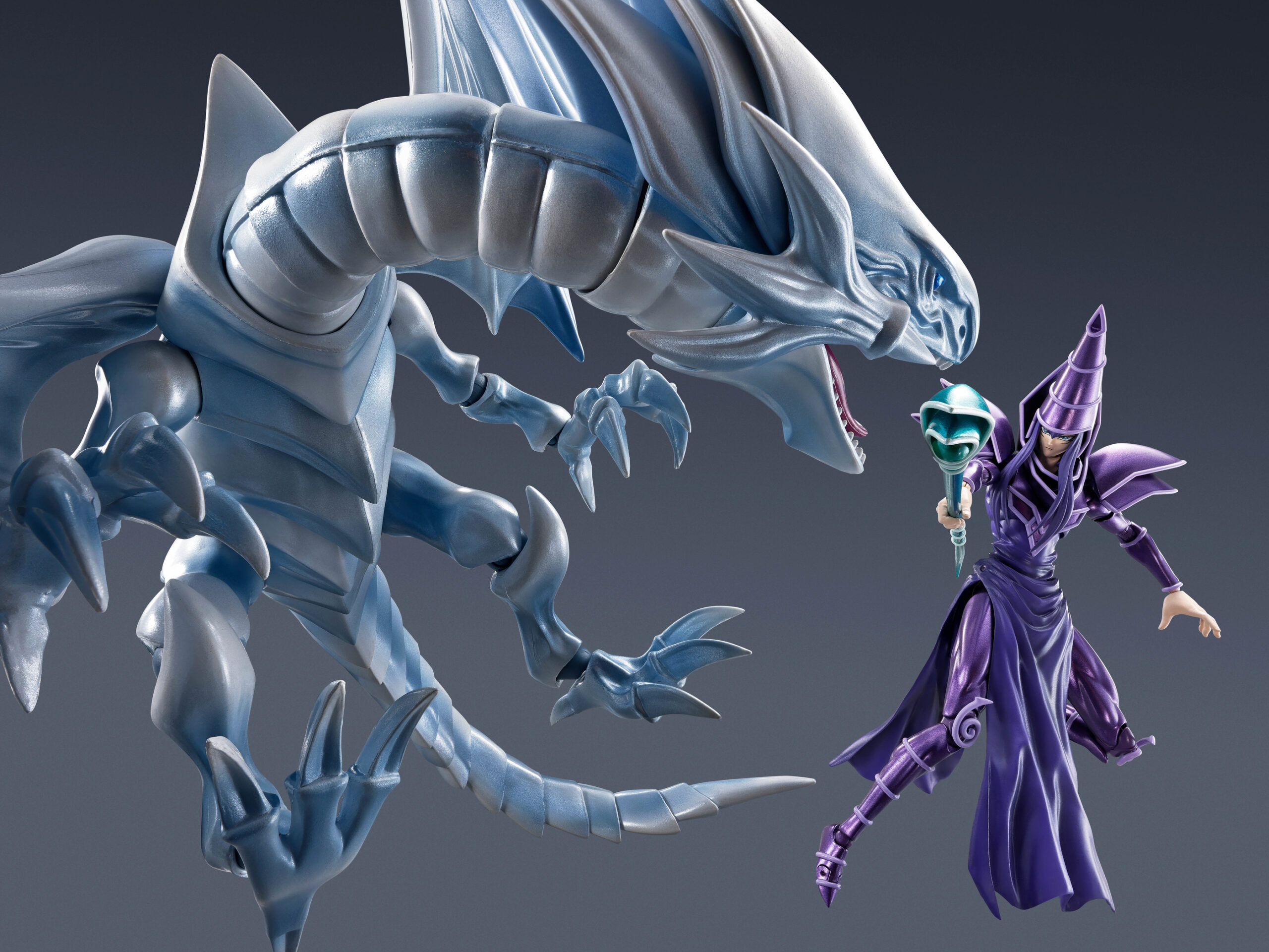 YU GI OH DARK MAGICIAN S.H.MONSTERARTS ACTION FIGURE