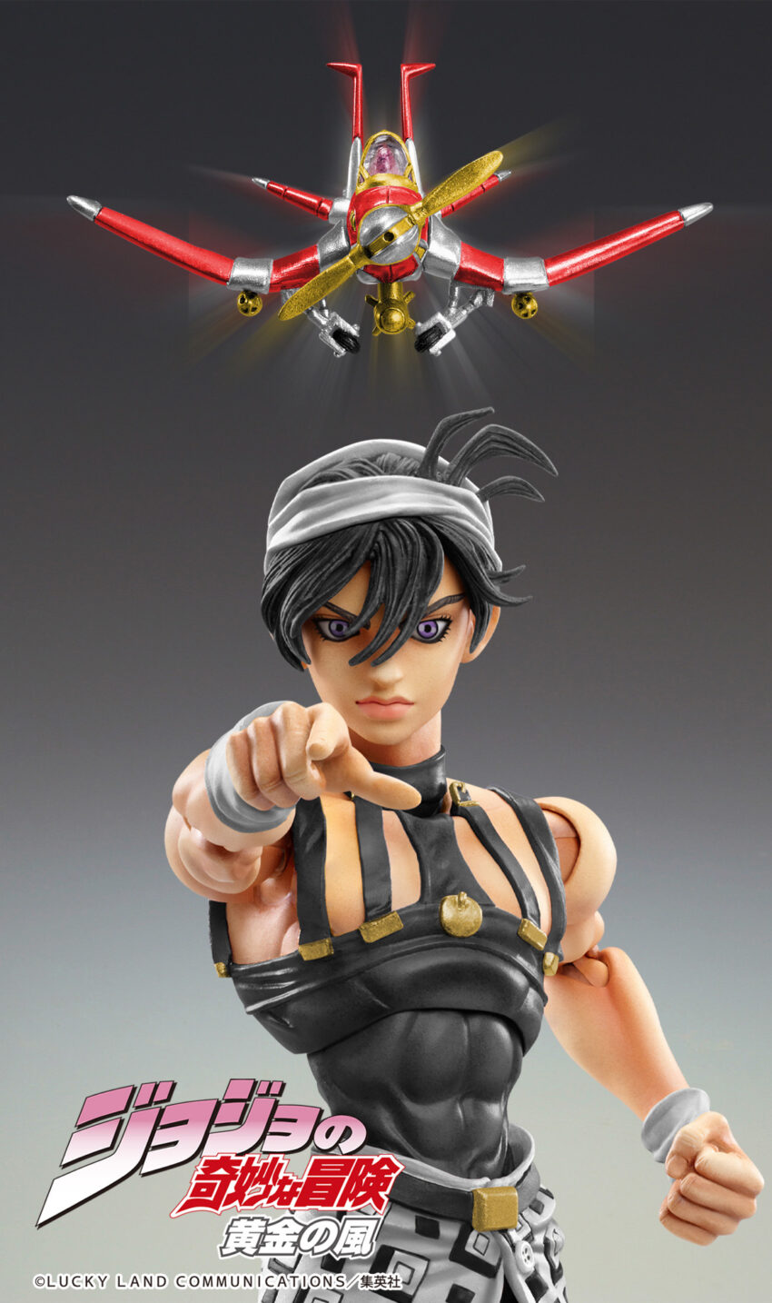 JOJOS BIZARRE PT5 CHOZOKADO NARANCIA GHIRGA & AS BLACK ACTION FIGURE