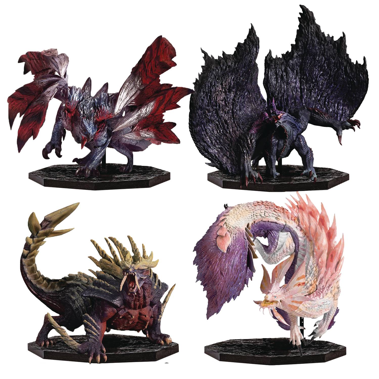 MONSTER HUNTER CFB GORE CRIMSON MAGNAMALO MIZUTSUNE 4PC BOX
