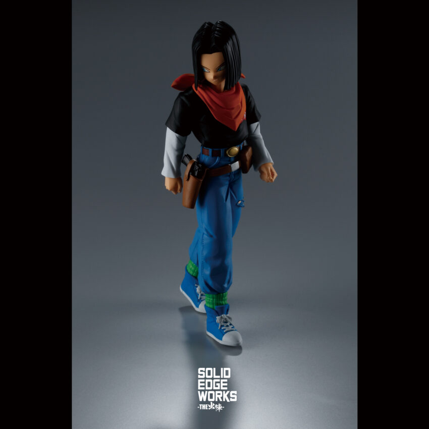 DRAGON BALL Z SOLID EDGE WORKS ANDROID 17 FIGURE