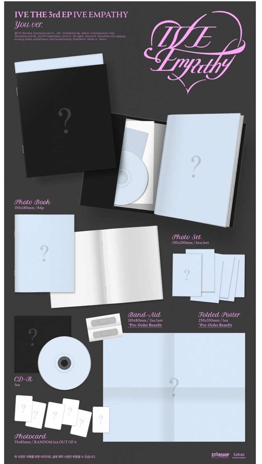 IVE - THE 3RD EP [IVE EMPATHY] A RANDOM VER.