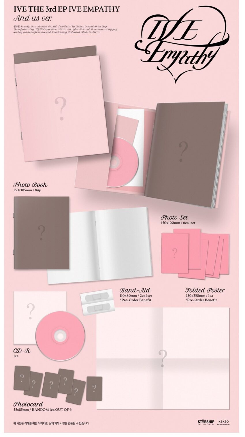 IVE - THE 3RD EP [IVE EMPATHY] A RANDOM VER.
