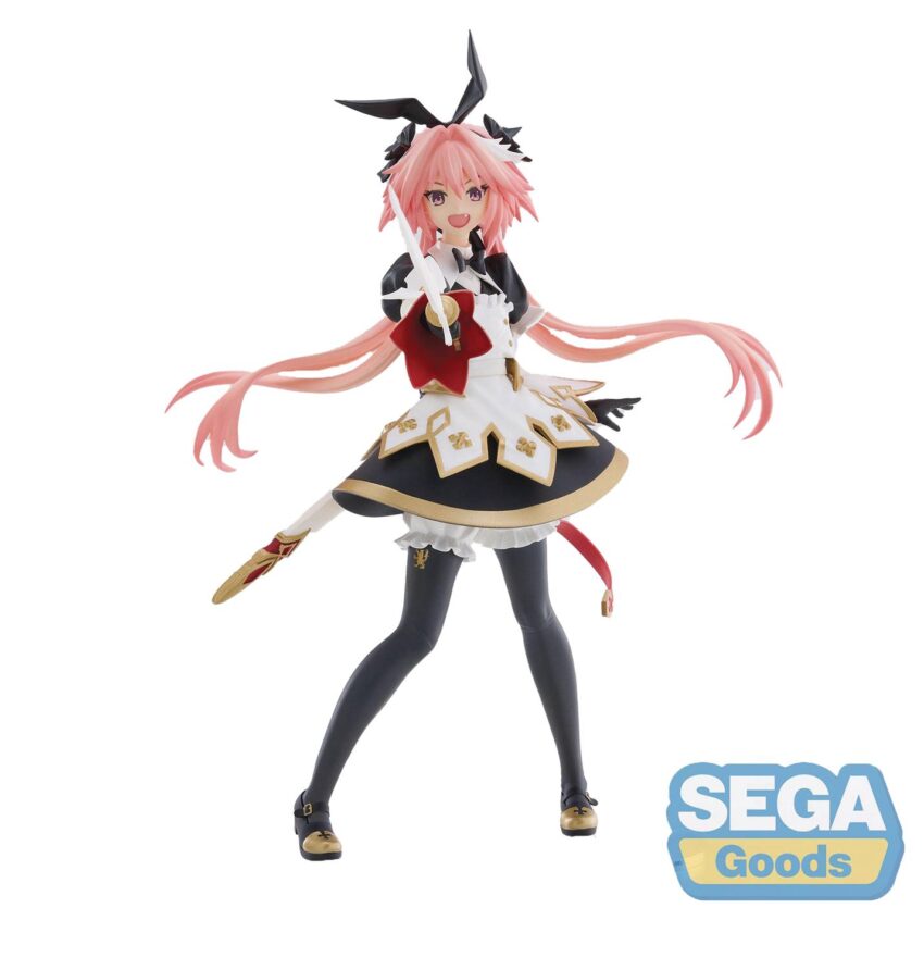 Pre-order: FATE GRAND ORDER FIGURIZM SABER ASTOLFO FIGURE. ESTIMATE SHIP DATE JULY 2025