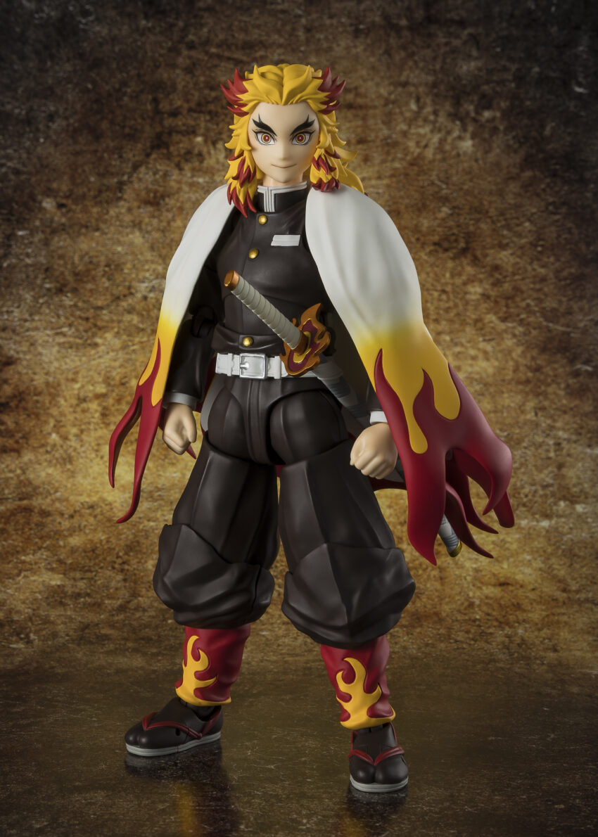 Pre-order: DEMON SLAYER KYOJURO RENGOKU S.H.FIGUARTS ACTION FIGURE. ESTIMATE SHIP DATE SEPTEMBER 2025