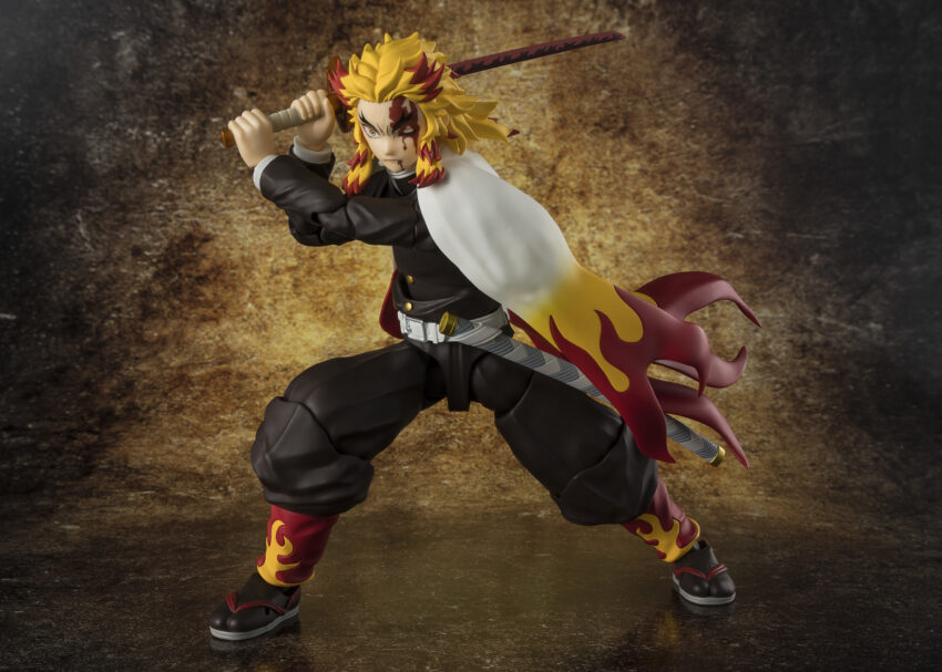 Pre-order: DEMON SLAYER KYOJURO RENGOKU S.H.FIGUARTS ACTION FIGURE. ESTIMATE SHIP DATE SEPTEMBER 2025