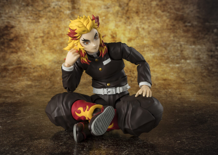 Pre-order: DEMON SLAYER KYOJURO RENGOKU S.H.FIGUARTS ACTION FIGURE. ESTIMATE SHIP DATE SEPTEMBER 2025