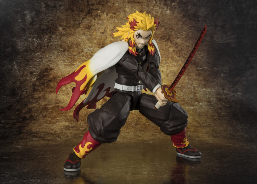 Pre-order: DEMON SLAYER KYOJURO RENGOKU S.H.FIGUARTS ACTION FIGURE. ESTIMATE SHIP DATE SEPTEMBER 2025