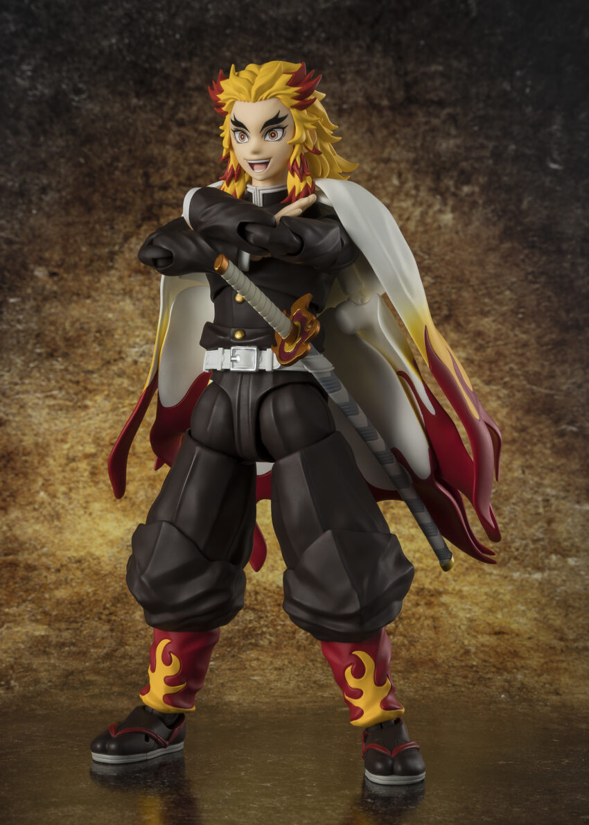 Pre-order: DEMON SLAYER KYOJURO RENGOKU S.H.FIGUARTS ACTION FIGURE. ESTIMATE SHIP DATE SEPTEMBER 2025