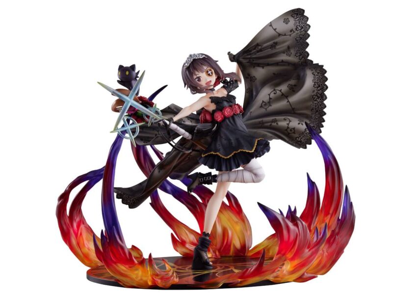 GODS BLESSING WONDERFUL WORLD MEGUMIN BLACK ROSE 1/7 PVC FIGURE