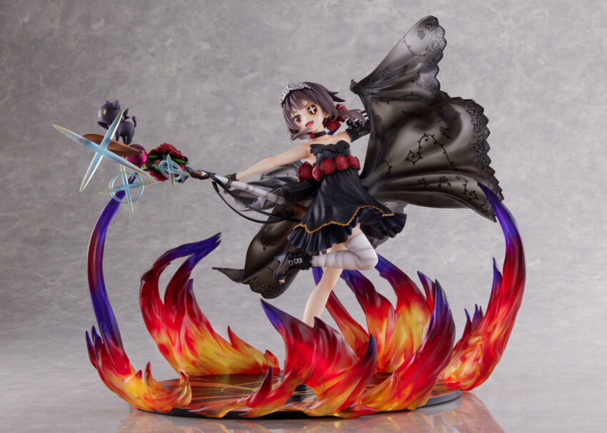 GODS BLESSING WONDERFUL WORLD MEGUMIN BLACK ROSE 1/7 PVC FIGURE