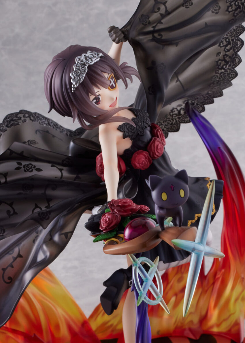 GODS BLESSING WONDERFUL WORLD MEGUMIN BLACK ROSE 1/7 PVC FIGURE