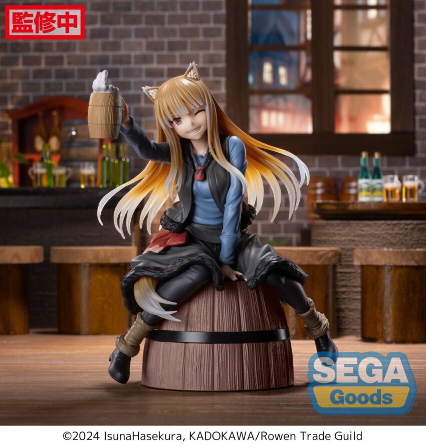 Pre-order: SPICE & WOLF MERCHANT MEETS WISE WOLF LUMINASTA HOLO FIGURE.