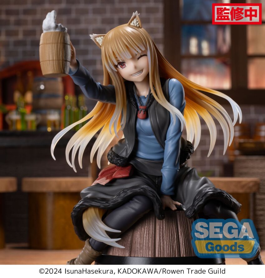 Pre-order: SPICE & WOLF MERCHANT MEETS WISE WOLF LUMINASTA HOLO FIGURE.
