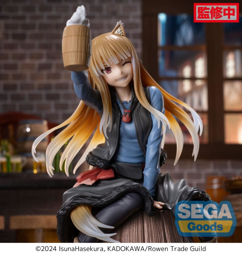 Pre-order: SPICE & WOLF MERCHANT MEETS WISE WOLF LUMINASTA HOLO FIGURE.