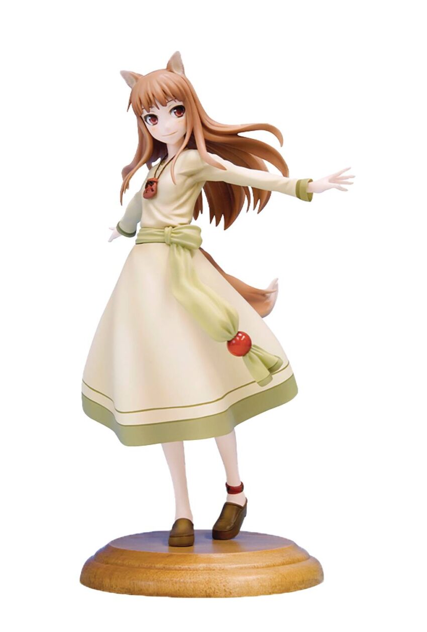 SPICE & WOLF MERCHANT MEETS WISE WOLF HOLO PVC STATUE