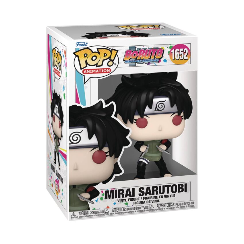 POP ANIMATION BORUTO MIRAI SARUTOBI VIN FIGURE