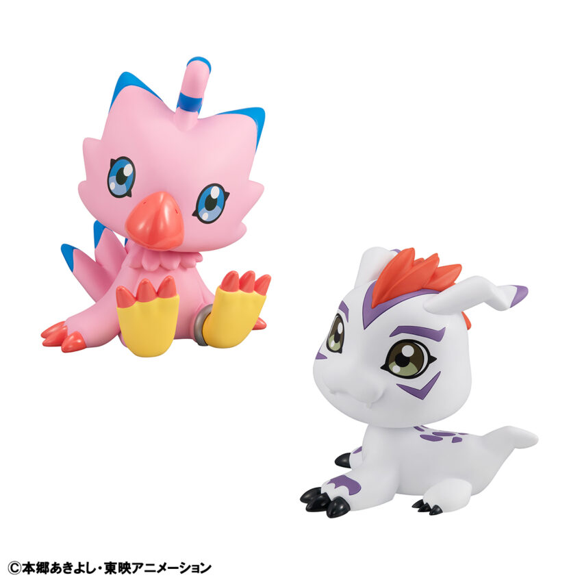 DIGIMON ADVENTURE LOOKUP PIYOMON & GOMAMON FIGURE SET WITH GIFT