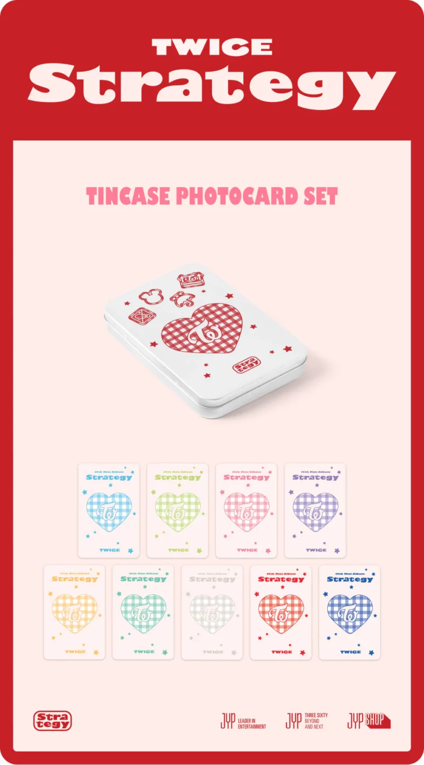 [TWICE] [STRATEGY] TINCASE PHOTOCARD SET