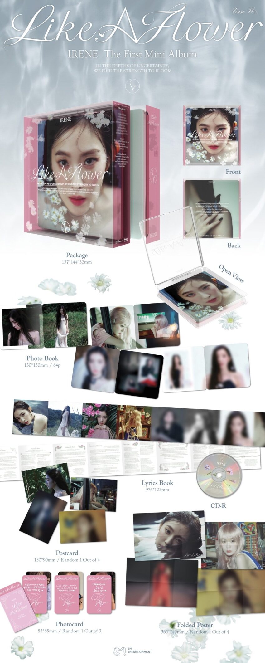 IRENE - [LIKE A FLOWER] (1ST MINI ALBUM) (CASE VER.)
