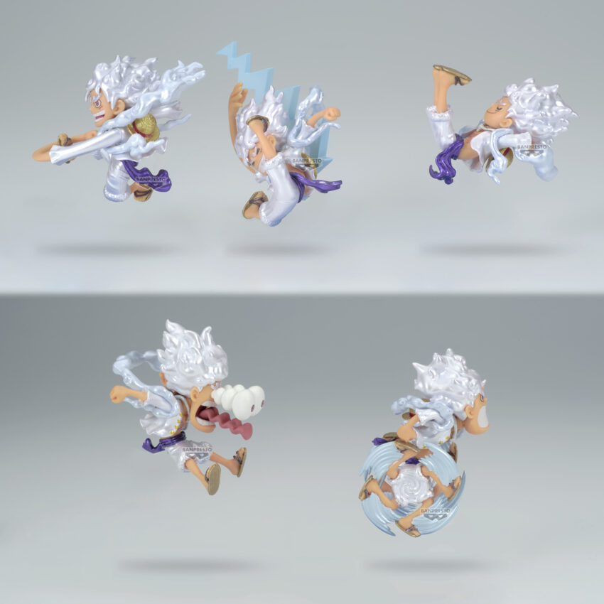ONE PIECE LUFFY GEAR 5 SPECIAL METALLIC WCF FIGURE. Random each