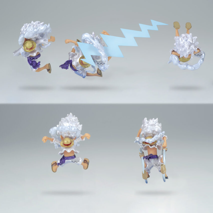 ONE PIECE LUFFY GEAR 5 SPECIAL METALLIC WCF FIGURE. Random each