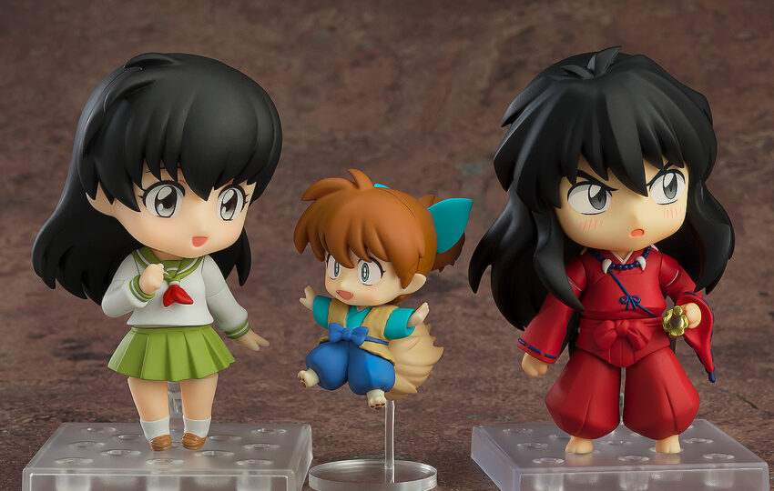 INUYASHA NEW MOON & SHIPPO NENDOROID ACTION FIGURE