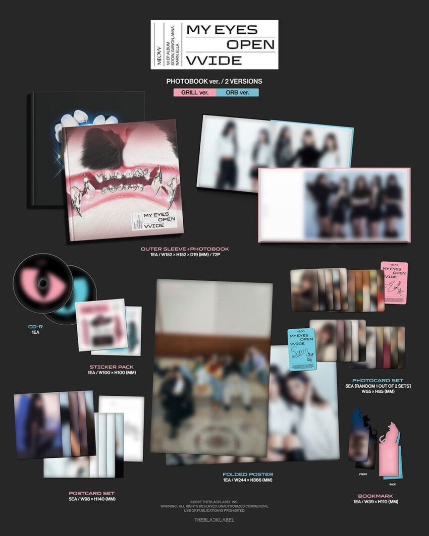 MEOVV - 1ST EP ALBUM [MY EYES OPEN VVIDE] (PHOTOBOOK VER.)