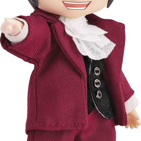Pre-Order: ACE ATTORNEY MILES EDGEWORTH NENDOROID DOLL ACTION FIGURE. Estimate Ship Date March 2026