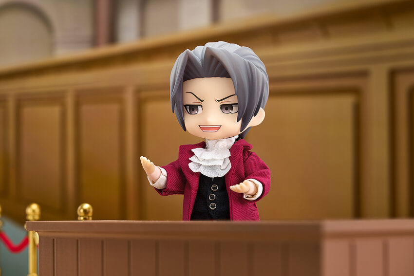 Pre-Order: ACE ATTORNEY MILES EDGEWORTH NENDOROID DOLL ACTION FIGURE. Estimate Ship Date March 2026