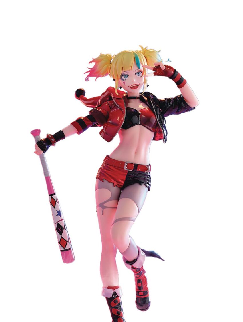 Pre-Order: SUICIDE SQUAD ISEKAI HARLEY QUINN 1/7 SCALE VINYL STATUE. Estimate Ship Date January 2026