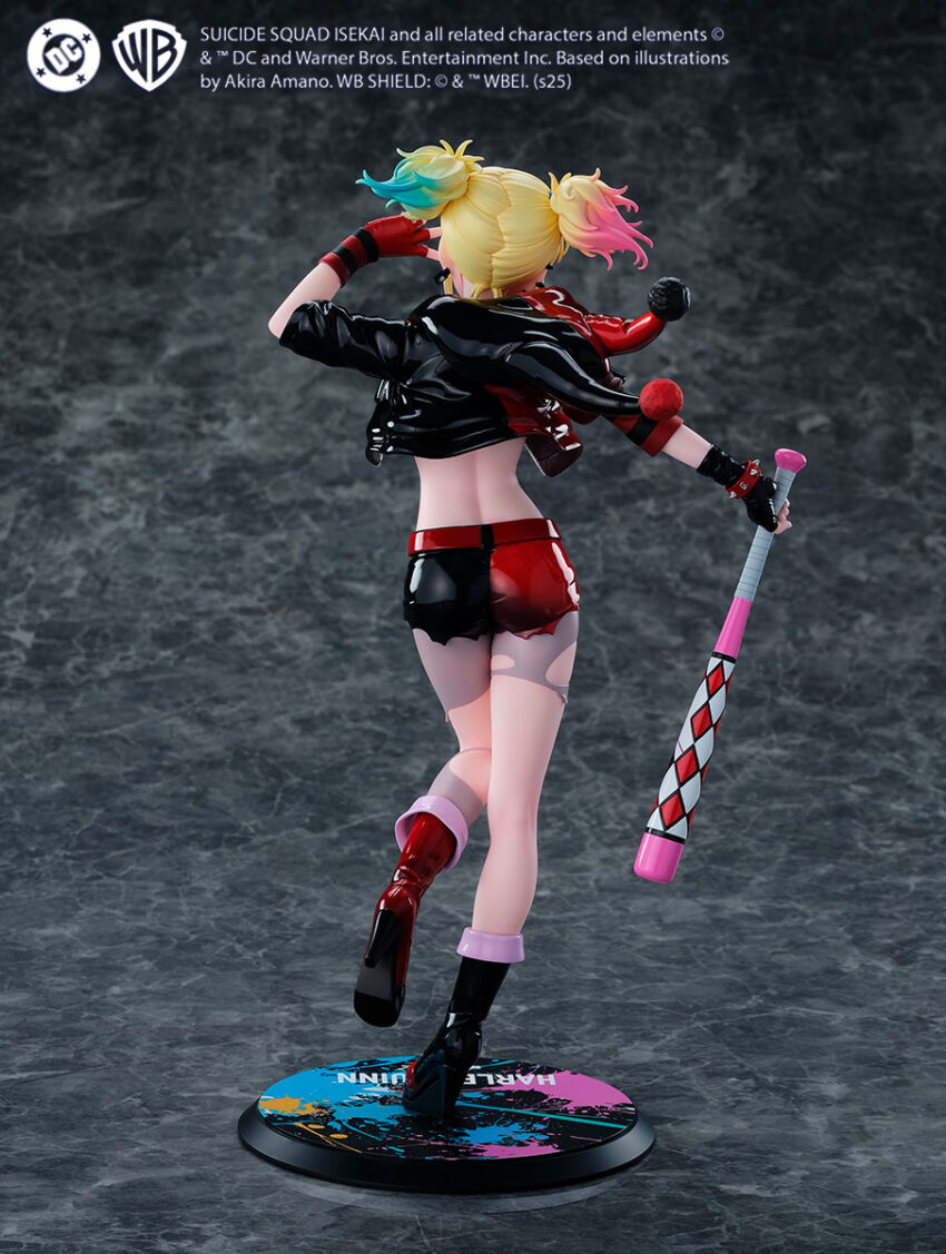 Pre-Order: SUICIDE SQUAD ISEKAI HARLEY QUINN 1/7 SCALE VINYL STATUE. Estimate Ship Date January 2026