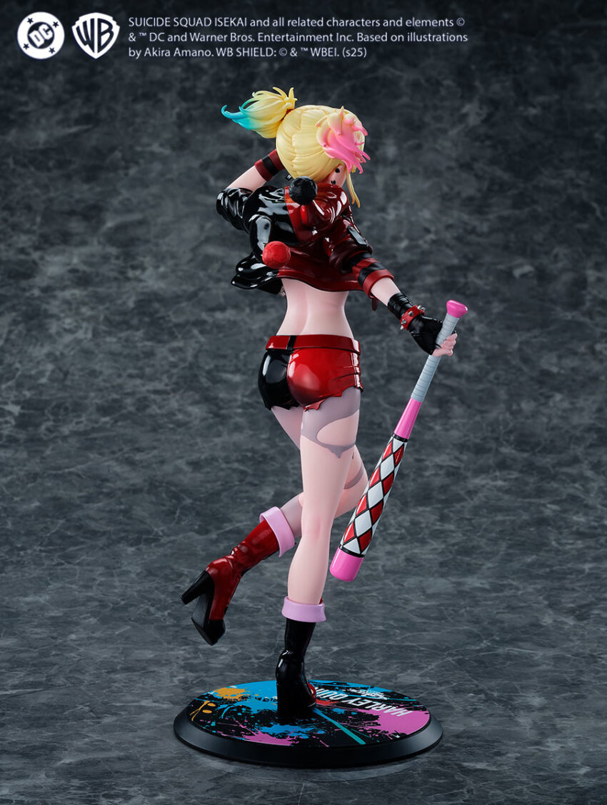 Pre-Order: SUICIDE SQUAD ISEKAI HARLEY QUINN 1/7 SCALE VINYL STATUE. Estimate Ship Date January 2026