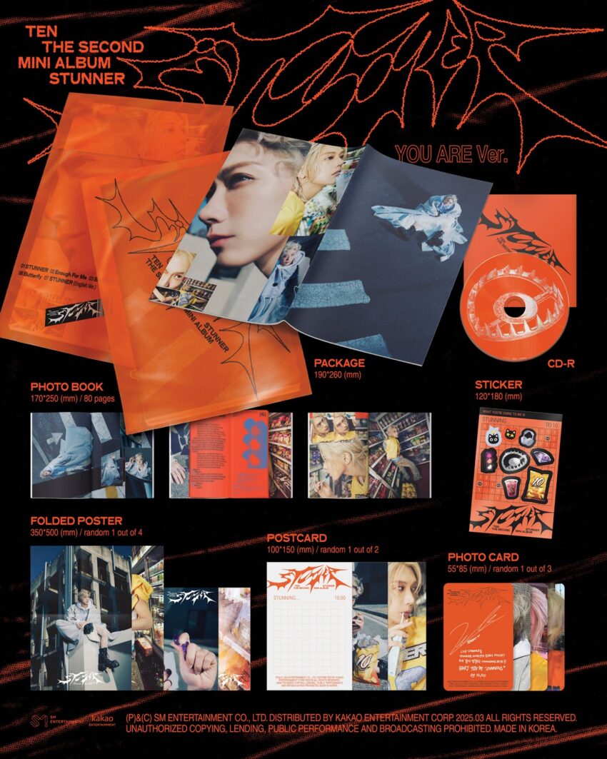 TEN - [STUNNER] (2ND MINI ALBUM) YOU ARE VER.