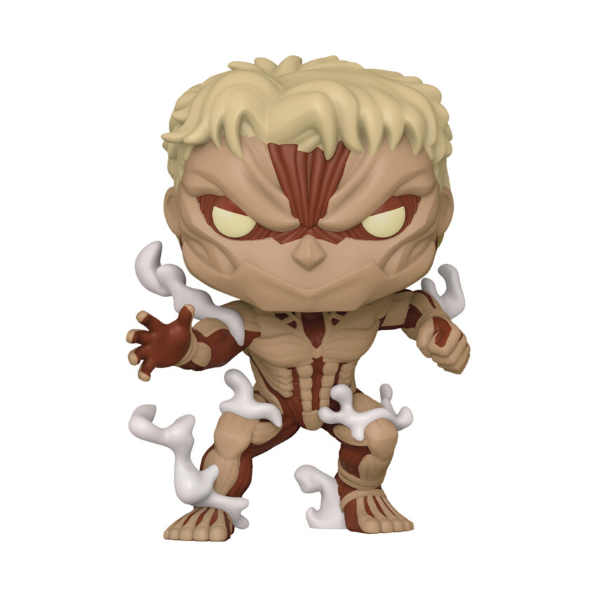 Pre-Order: POP JUMBO AOT ARMORED TITAN FIGURE. Estimate Ship Date September 2025
