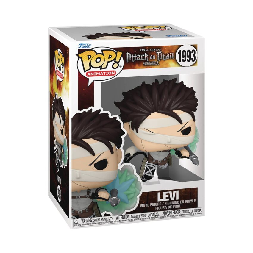 Pre-Order: POP ANIMATION AOT LEVI SP1 FIGURE. Estimate Ship Date September 2025