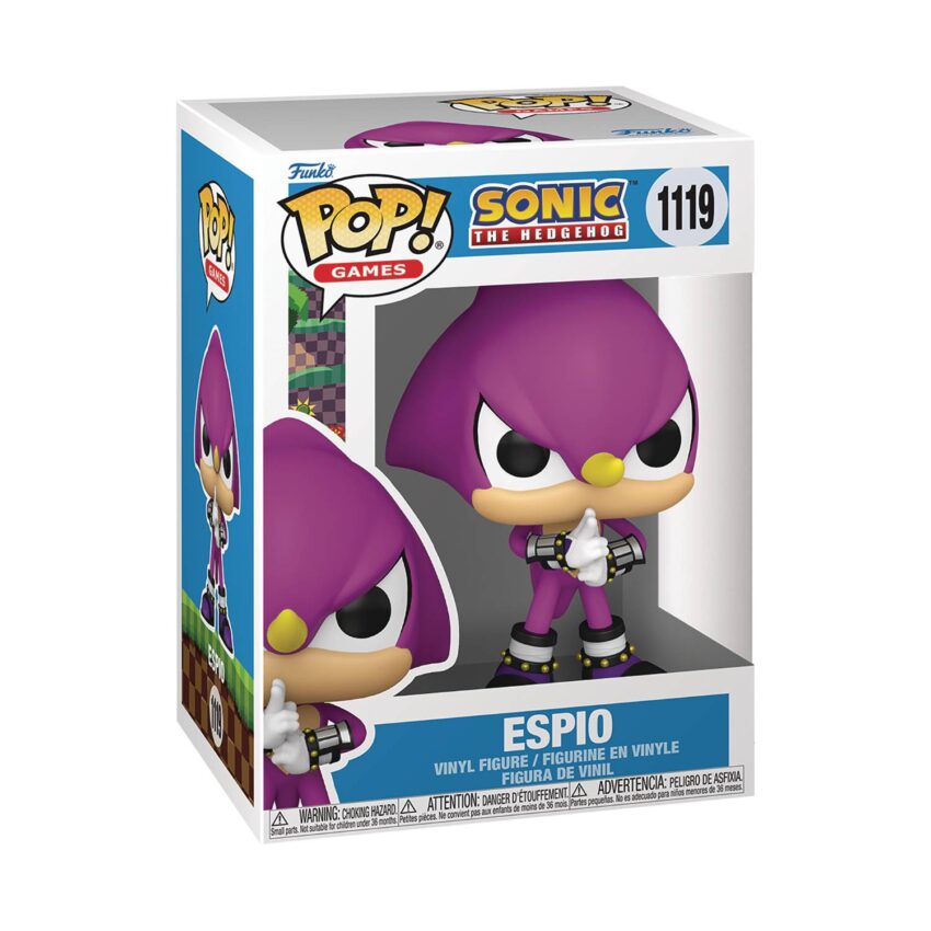 Pre-Order: POP GAMES SONIC ESPIO THE CHAMELEON FIGURE. Estimate Ship Date September 2025