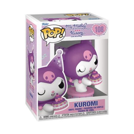 Pre-Order: POP SANRIO HK S8 KUROMI PRESENT FIGURE. Estimate Ship Date October 2025