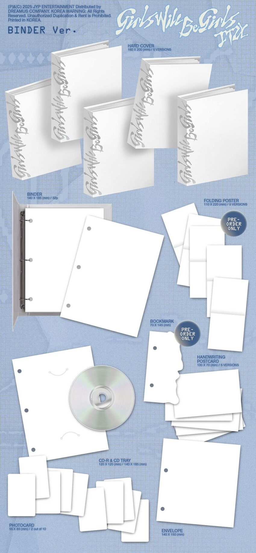 Pre-order: ITZY - [GIRLS WILL BE GIRLS] (BINDER VER.)