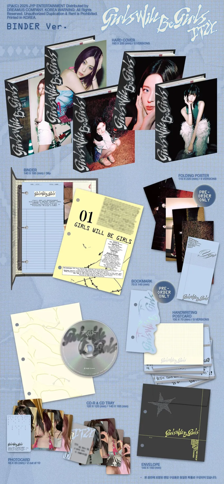 ITZY - [GIRLS WILL BE GIRLS] (BINDER VER.)