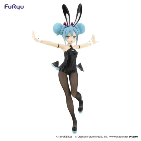 HATSUNE MIKU BICUTE BUNNIES BLACK PVC FIGURE