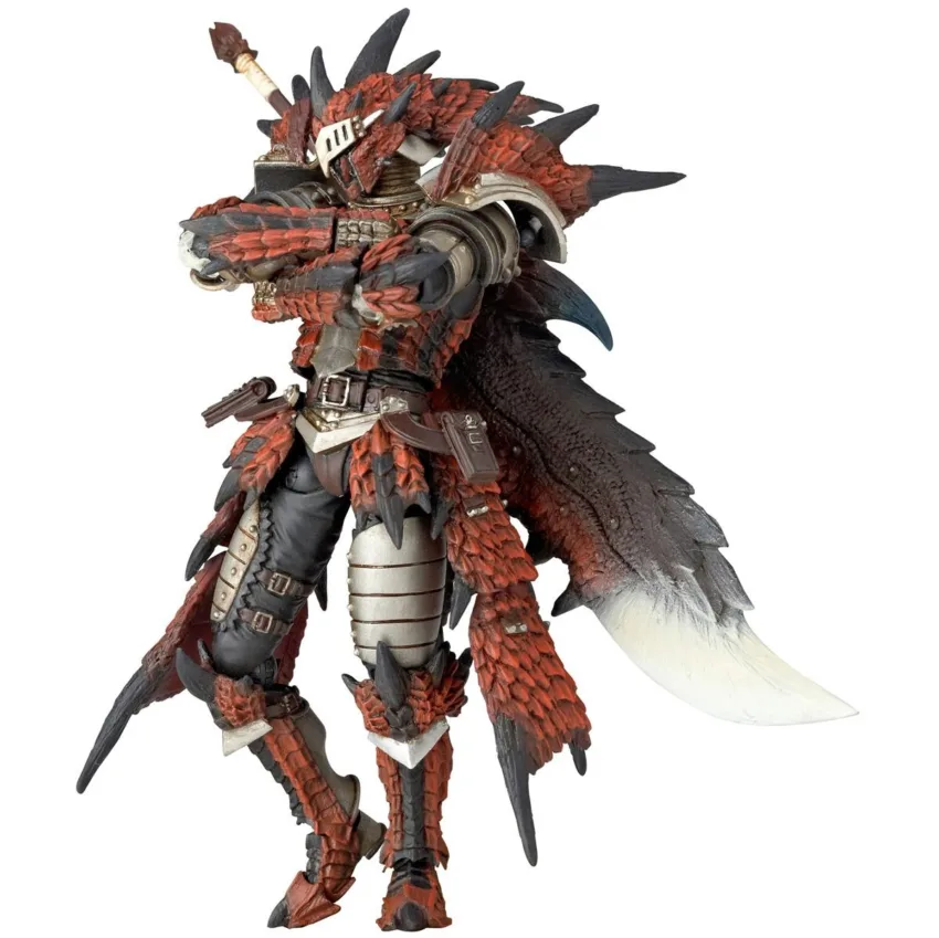 Pre-Order: REVOLTECH MONSTER HUNTER SWORDSMAN RATHALOS SERIES ACTION FIGURE. Estimate Ship Date February 2025