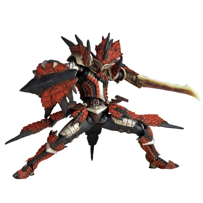 Pre-Order: REVOLTECH MONSTER HUNTER SWORDSMAN RATHALOS SERIES ACTION FIGURE. Estimate Ship Date February 2025